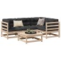 vidaXL 5-tlg. Garten-Sofagarnitur Massivholz Kiefer vidaXL 5-tlg. Garten-Sofagarnitur Massivholz Kiefer