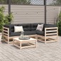 vidaXL 5-tlg. Garten-Sofagarnitur Massivholz Kiefer vidaXL 5-tlg. Garten-Sofagarnitur Massivholz Kiefer