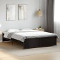 vidaXL Bettgestell Schwarz 160x200 cm Holzwerkstoff und Metall vidaXL Bettgestell Schwarz 160x200 cm Holzwerkstoff und Metall