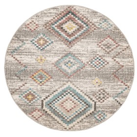 vidaXL Teppich ARBIZU Indoor und Outdoor Vintage-Design Ø 120 cm