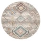 vidaXL Teppich ARBIZU Indoor und Outdoor Vintage-Design Ø 120 cm vidaXL Teppich ARBIZU Indoor und Outdoor Vintage-Design Ø 120 cm