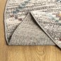 vidaXL Teppich ARBIZU Indoor und Outdoor Vintage-Design Ø 120 cm vidaXL Teppich ARBIZU Indoor und Outdoor Vintage-Design Ø 120 cm