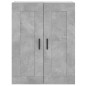 Highboard Betongrau 69,5x34x180 cm Holzwerkstoff Highboard Betongrau 69,5x34x180 cm Holzwerkstoff