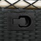 vidaXL Gartensessel 2 Stk. Verstellbar Schwarz Poly Rattan vidaXL Gartensessel 2 Stk. Verstellbar Schwarz Poly Rattan