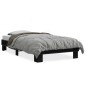 vidaXL Bettgestell Schwarz 90x190 cm Holzwerkstoff und Metall vidaXL Bettgestell Schwarz 90x190 cm Holzwerkstoff und Metall