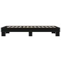 vidaXL Bettgestell Schwarz 90x190 cm Holzwerkstoff und Metall vidaXL Bettgestell Schwarz 90x190 cm Holzwerkstoff und Metall