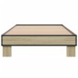 vidaXL Bettgestell Sonoma-Eiche 100x200 cm Holzwerkstoff und Metall vidaXL Bettgestell Sonoma-Eiche 100x200 cm Holzwerkstoff und Metall