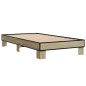 vidaXL Bettgestell Sonoma-Eiche 100x200 cm Holzwerkstoff und Metall vidaXL Bettgestell Sonoma-Eiche 100x200 cm Holzwerkstoff und Metall