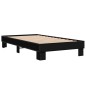 vidaXL Bettgestell Schwarz 75x190 cm Holzwerkstoff und Metall vidaXL Bettgestell Schwarz 75x190 cm Holzwerkstoff und Metall