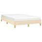 vidaXL Bettgestell Creme 120x190 cm Stoff vidaXL Bettgestell Creme 120x190 cm Stoff