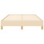 vidaXL Bettgestell Creme 120x190 cm Stoff vidaXL Bettgestell Creme 120x190 cm Stoff