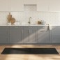 vidaXL Teppich Rechteckig Schwarz 60x200 cm Bambus vidaXL Teppich Rechteckig Schwarz 60x200 cm Bambus