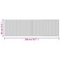 vidaXL Teppich Rechteckig Schwarz 60x200 cm Bambus vidaXL Teppich Rechteckig Schwarz 60x200 cm Bambus