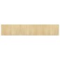 vidaXL Teppich Rechteckig Hell Natur 60x300 cm Bambus