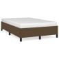 vidaXL Bettgestell Dunkelbraun 120x190 cm Stoff vidaXL Bettgestell Dunkelbraun 120x190 cm Stoff