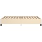 vidaXL Bettgestell Creme 120x190 cm Stoff vidaXL Bettgestell Creme 120x190 cm Stoff