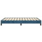 vidaXL Bettgestell Dunkelblau 120x190 cm Samt vidaXL Bettgestell Dunkelblau 120x190 cm Samt
