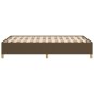 vidaXL Bettgestell Dunkelbraun 120x190 cm Stoff vidaXL Bettgestell Dunkelbraun 120x190 cm Stoff