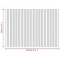 vidaXL Teppich Rechteckig Grau 70x100 cm Bambus vidaXL Teppich Rechteckig Grau 70x100 cm Bambus