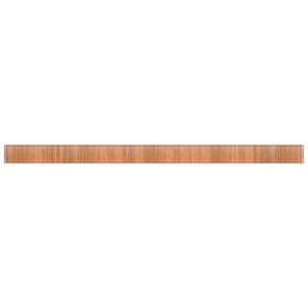 vidaXL Teppich Rechteckig Natur 60x1000 cm Bambus