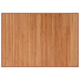 vidaXL Teppich Rechteckig Natur 70x100 cm Bambus