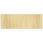 vidaXL Teppich Rechteckig Hell Natur 70x200 cm Bambus vidaXL Teppich Rechteckig Hell Natur 70x200 cm Bambus