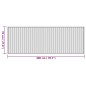 vidaXL Teppich Rechteckig Natur 70x200 cm Bambus vidaXL Teppich Rechteckig Natur 70x200 cm Bambus