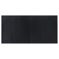 vidaXL Teppich Rechteckig Schwarz 100x200 cm Bambus vidaXL Teppich Rechteckig Schwarz 100x200 cm Bambus