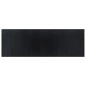 vidaXL Teppich Rechteckig Schwarz 100x300 cm Bambus vidaXL Teppich Rechteckig Schwarz 100x300 cm Bambus