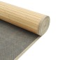 vidaXL Teppich Rechteckig Hell Natur 100x400 cm Bambus vidaXL Teppich Rechteckig Hell Natur 100x400 cm Bambus