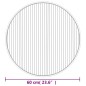 vidaXL Teppich Rund Braun 60 cm Bambus vidaXL Teppich Rund Braun 60 cm Bambus