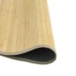 vidaXL Teppich Rund Hell Natur 80 cm Bambus vidaXL Teppich Rund Hell Natur 80 cm Bambus