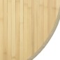 vidaXL Teppich Rund Hell Natur 80 cm Bambus vidaXL Teppich Rund Hell Natur 80 cm Bambus