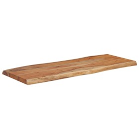vidaXL Tischplatte 90x40x2,5 cm Rechteckig Massivholz Akazie Baumkante