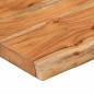 vidaXL Tischplatte 90x40x2,5 cm Rechteckig Massivholz Akazie Baumkante vidaXL Tischplatte 90x40x2,5 cm Rechteckig Massivholz Akazie Baumkante