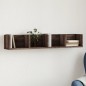 vidaXL Wandschrank Braun Eichen-Optik 99x18x16,5 cm Holzwerkstoff vidaXL Wandschrank Braun Eichen-Optik 99x18x16,5 cm Holzwerkstoff