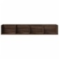 vidaXL Wandschrank Braun Eichen-Optik 99x18x16,5 cm Holzwerkstoff vidaXL Wandschrank Braun Eichen-Optik 99x18x16,5 cm Holzwerkstoff