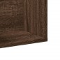vidaXL Wandschrank Braun Eichen-Optik 99x18x16,5 cm Holzwerkstoff vidaXL Wandschrank Braun Eichen-Optik 99x18x16,5 cm Holzwerkstoff