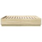 vidaXL Bettgestell Sonoma-Eiche 200x200 cm Holzwerkstoff vidaXL Bettgestell Sonoma-Eiche 200x200 cm Holzwerkstoff