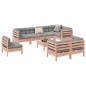 vidaXL 9-tlg. Garten-Sofagarnitur mit Kissen Massivholz Douglasie vidaXL 9-tlg. Garten-Sofagarnitur mit Kissen Massivholz Douglasie