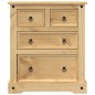 vidaXL Kommode Corona 80x43x91 cm Massivholz Kiefer vidaXL Kommode Corona 80x43x91 cm Massivholz Kiefer