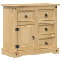 vidaXL Sideboard Corona 87x40x76 cm Massivholz Kiefer vidaXL Sideboard Corona 87x40x76 cm Massivholz Kiefer