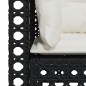 vidaXL Garten-Ecksofas mit Kissen 2 Stk. Schwarz Poly Rattan vidaXL Garten-Ecksofas mit Kissen 2 Stk. Schwarz Poly Rattan