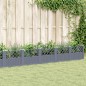 vidaXL Pflanzkasten mit Erdspießen Grau 363,5x43,5x43,5 cm PP vidaXL Pflanzkasten mit Erdspießen Grau 363,5x43,5x43,5 cm PP