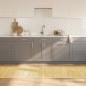 vidaXL Teppich Rechteckig Hell Natur 80x400 cm Bambus vidaXL Teppich Rechteckig Hell Natur 80x400 cm Bambus
