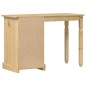 vidaXL Schminktisch Corona 110x50x75 cm Massivholz Kiefer vidaXL Schminktisch Corona 110x50x75 cm Massivholz Kiefer