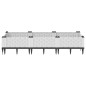 vidaXL Pflanzkasten mit Erdspießen Weiß 125x40x28,5 cm PP vidaXL Pflanzkasten mit Erdspießen Weiß 125x40x28,5 cm PP