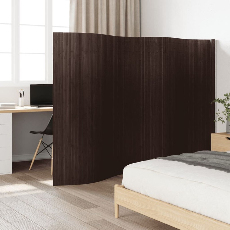 vidaXL Paravent Dunkelbraun 165x400 cm Bambus vidaXL Paravent Dunkelbraun 165x400 cm Bambus