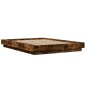 vidaXL Bettgestell Räuchereiche 135x190 cm Holzwerkstoff vidaXL Bettgestell Räuchereiche 135x190 cm Holzwerkstoff