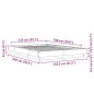 vidaXL Bettgestell Räuchereiche 135x190 cm Holzwerkstoff vidaXL Bettgestell Räuchereiche 135x190 cm Holzwerkstoff